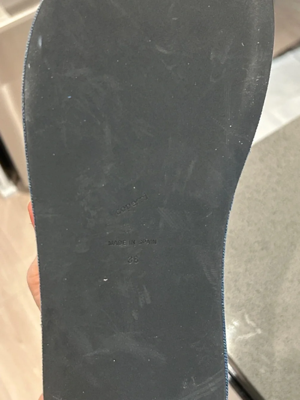 COPERNI Blue Denim Wedge Sandals - Picture 7 of 8